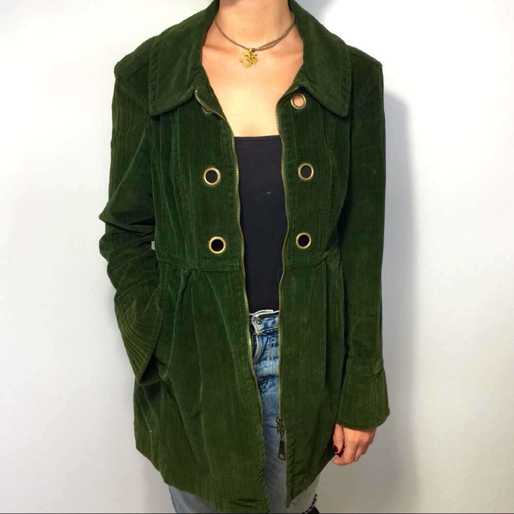 Corduroy Pea Coat